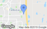Map of Crossroads, AB