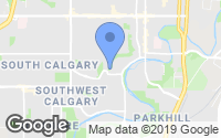 Map of Crossroads, AB