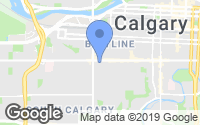 Map of Crossroads, AB