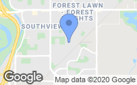 Map of Crossroads, AB