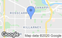 Map of Crossroads, AB