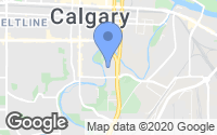 Map of Crossroads, AB